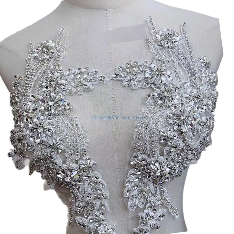 340D مرصع بالجواهر الراين بقع زين Crafts بها بنفسك الحرف ل قبعة الجينز حقيبة وشاح الستار الملابس والاكسسوارات شارات خياطة على #2