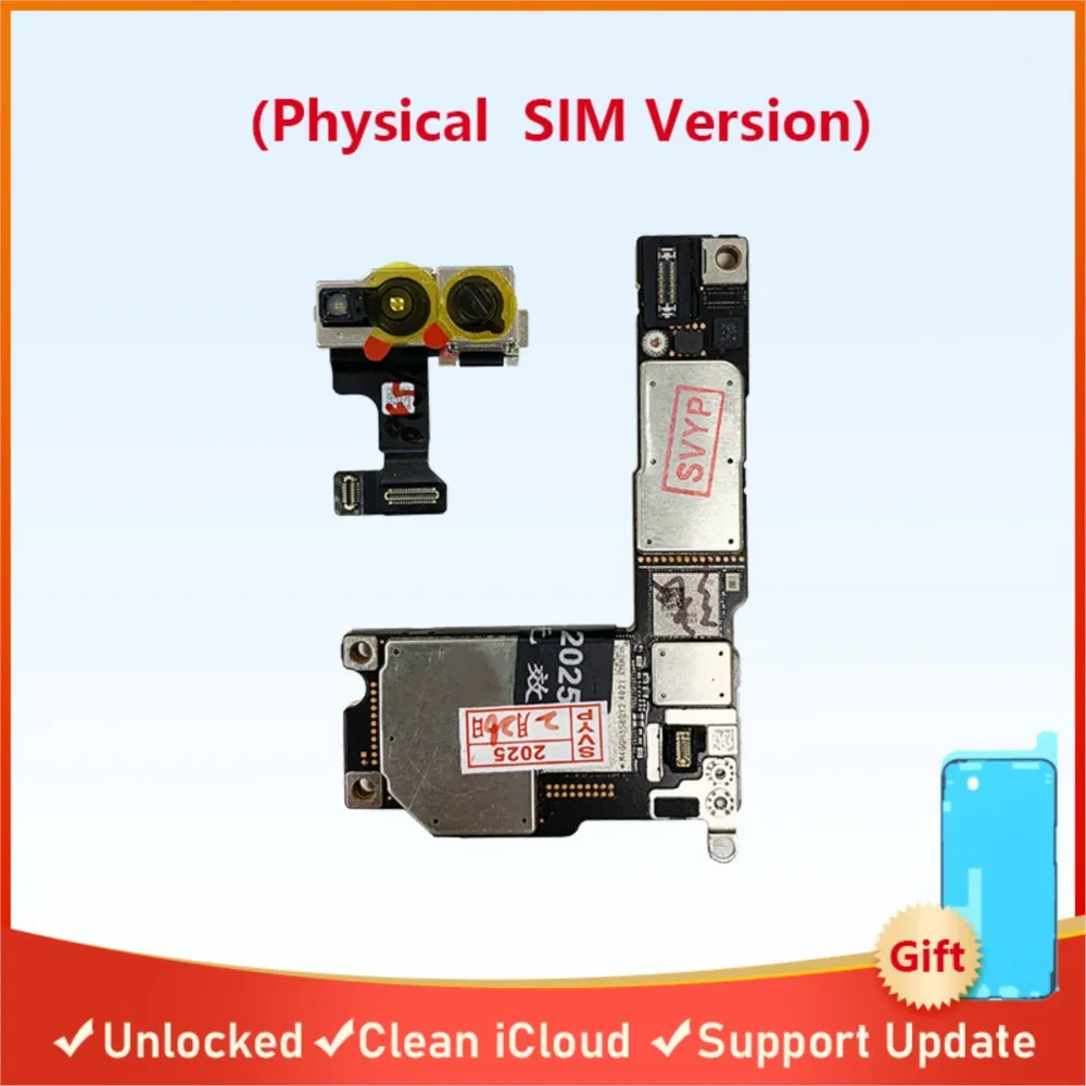 اللوحة الأم لهاتف iPhone 16 Pro /16 Pro Max Placa مع معرف الوجه 256g /512G لوحة منطق إصدار SIM المادية iCloud المنظفة #2