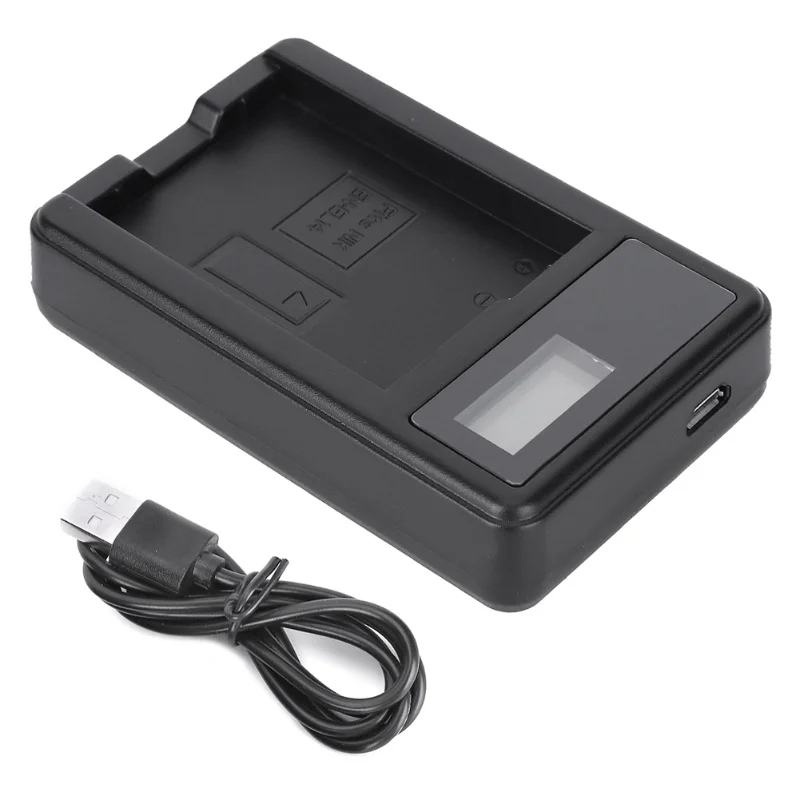 SEIVI  EN EL14  Camera Battery Single Charger With LCD Display For Nikon D5100 D3100 D3200 D3300