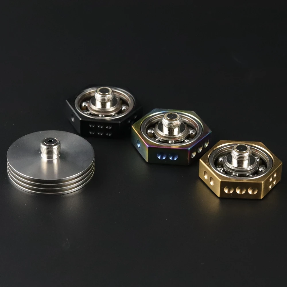 25/28/30mm Heat Sink Base Spinner 510 Screw Threading Stainless Steel BF Squonk For Atomizzer Battery Pen MOD BOX