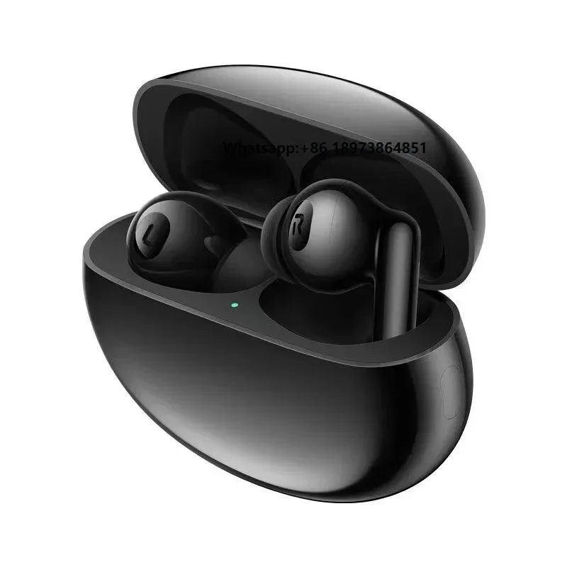 

BT Headset True Wireless Active Noise Reduction In-ear Wired Charging Version New Black TWS Earbuds