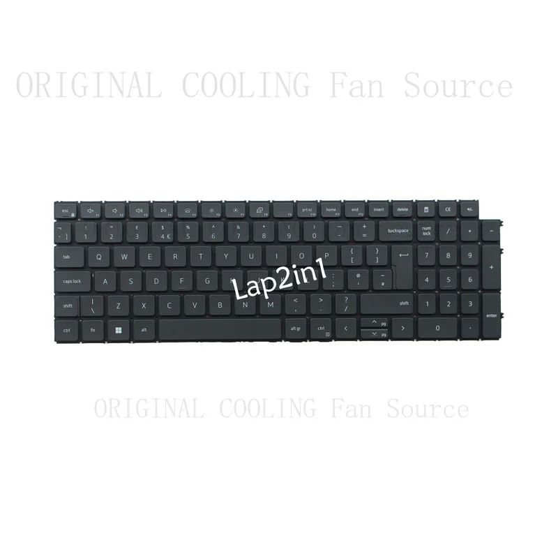 R+  New For Dell Latitude 3520 3530 Series UK Laptop Backlit Keyboard no Frame