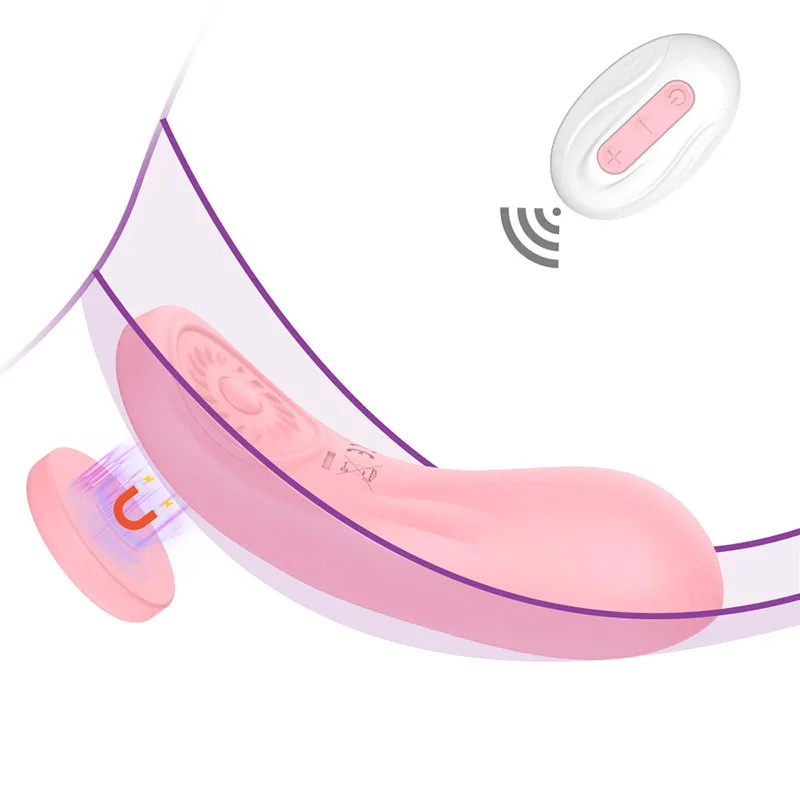 

Wireless Remote Control Mini Invisible Wearable Female Massage Masturbator Magnetic Suction Charging Portable Vibration Jump Egg