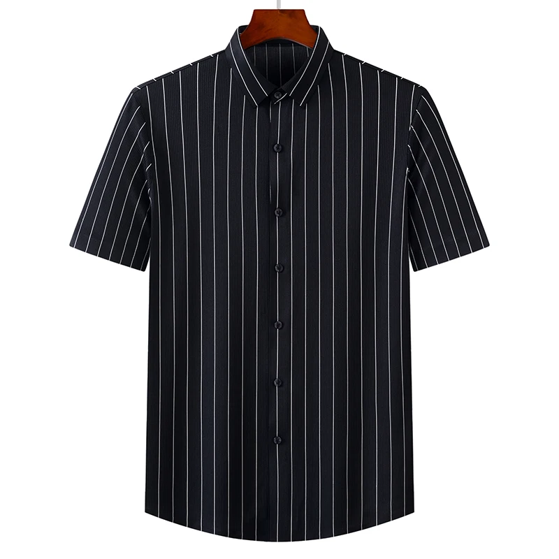 

2022 Summer New Men's Short-Sleeved Stripe T-shirt Casual Men's T-shirt Shirt Male Breathable Polo Shirts