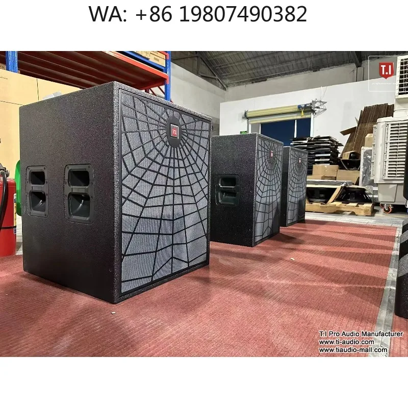 18 Inch Full Range Club Bass Speaker, High Power Single PA System with Heavy Bass for Stage Entertainment Venue Use
