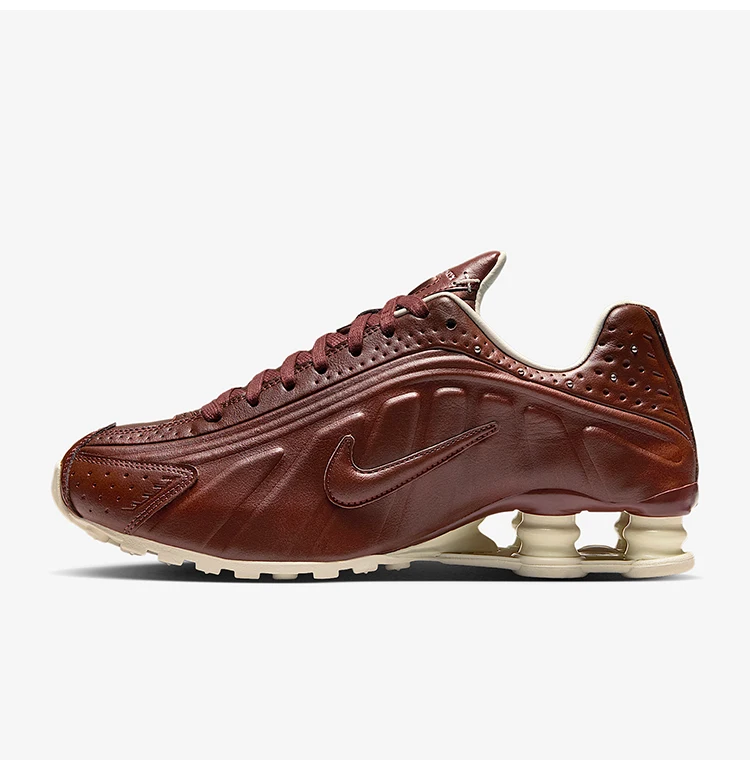 Original Nike Shox R4 Damen-Laufschuhe mit Luftpolsterung und niedrigem Schaft IM6690-220 – Detail 4