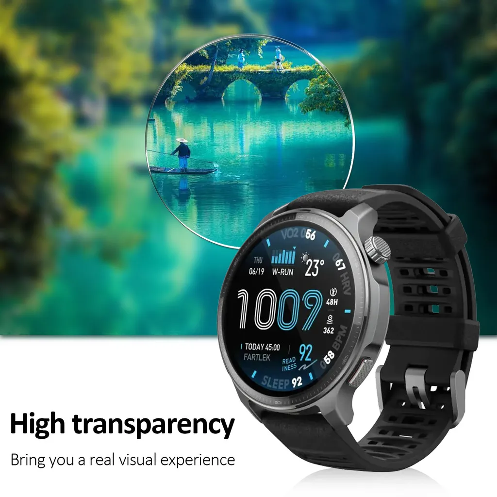 For Amazfit Balance 2 XT 3D Curved Soft Screen Protector Tempered Glass Hydrogel Film Full Cover Anti Scratch Watch Pellicle