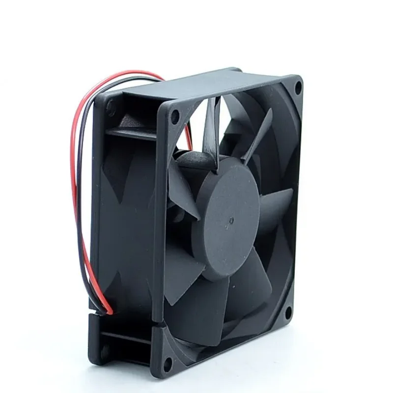 New original KD1208PTS1 8cm 8025 12V 1.9W 2-wire chassis power supply cooling fan