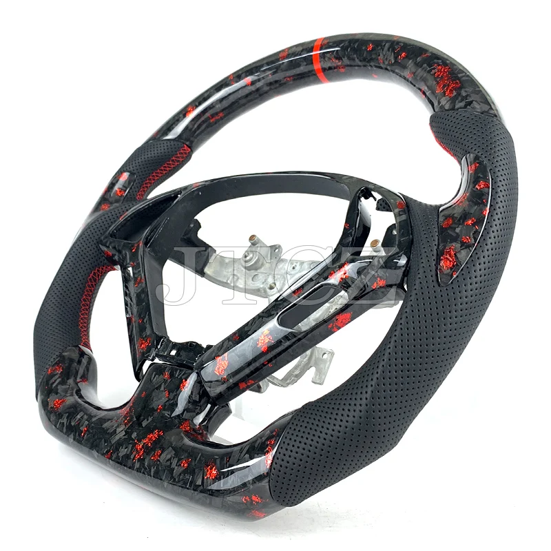 Para Infiniti EX35 EX37 G35 G37 Q60 G25 volante de fibra de carbono forjado accesorios de coche 2011 2012 2013 2014 2015 2016