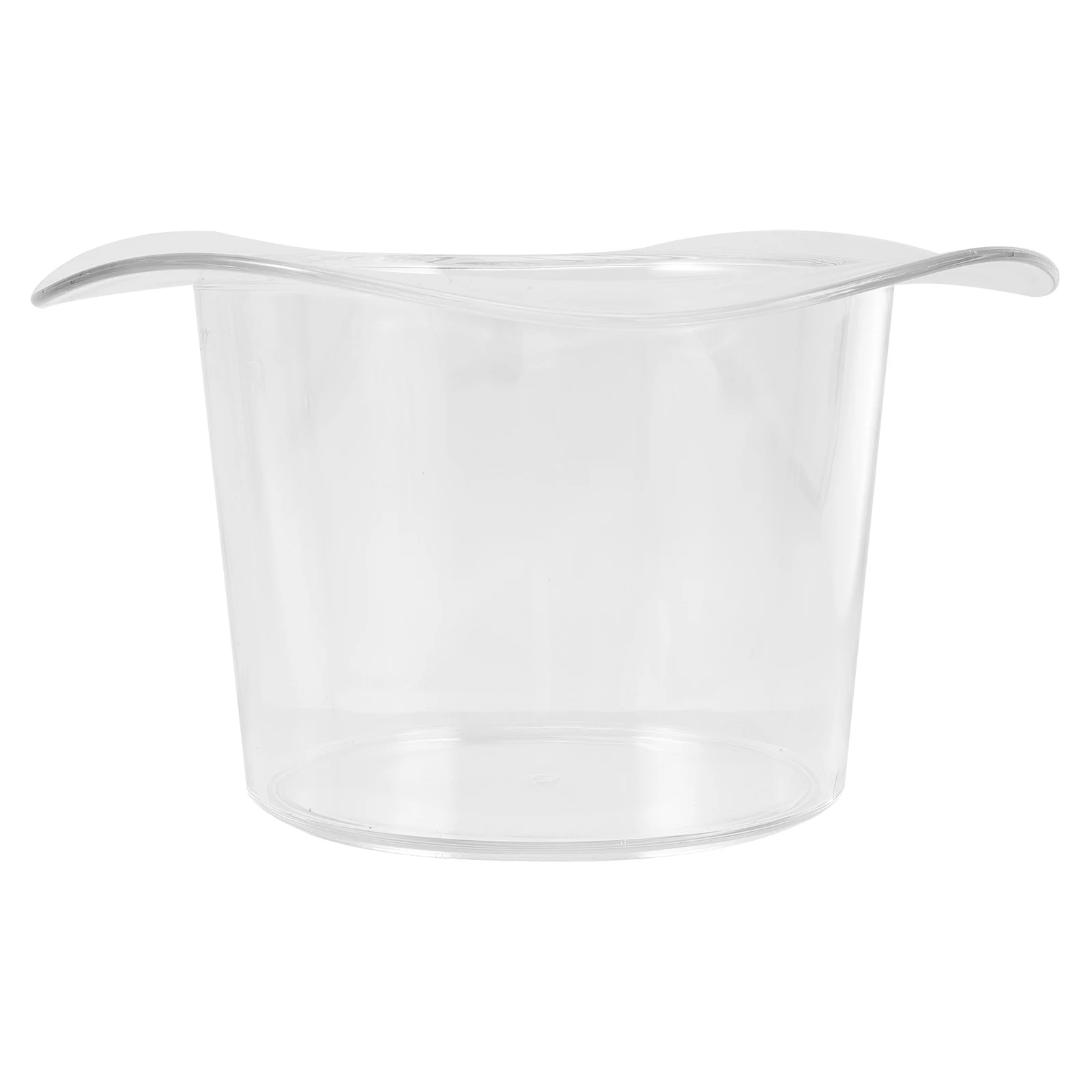 

Ice Bucket Hat Clear Acrylic Ice Buckets For Parties Small Tub for Parties Bucket Portable Bars Coolers