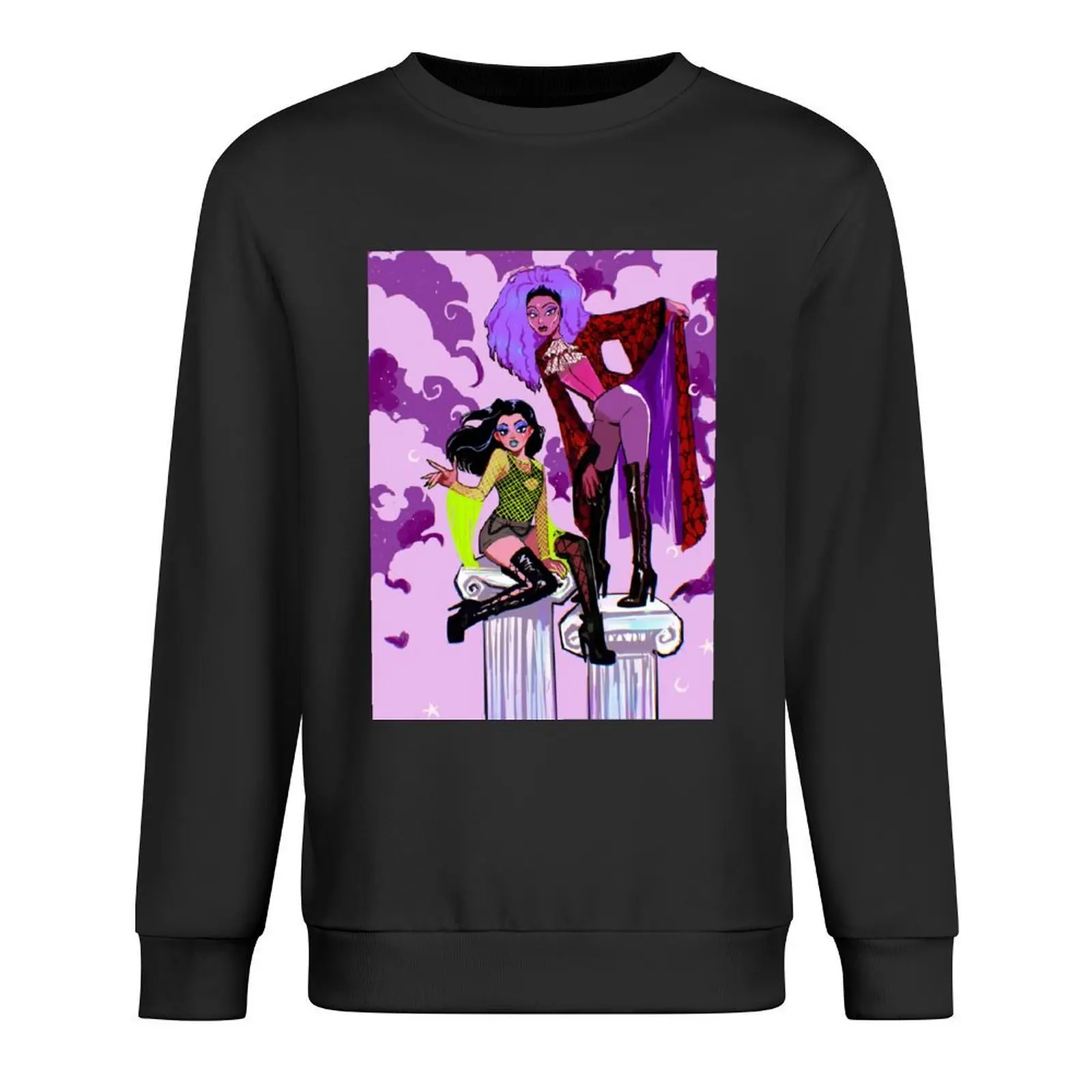 

Accentaigu Nailz Pullover korean autumn clothes autumn anime clothes graphic t shirts men sweatshirts