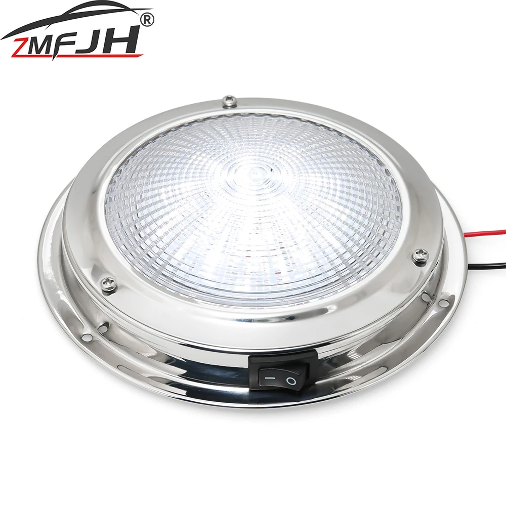 Marine Boat LED Dome Light RV Ceiling Dome Light Interior Surface Mount Light Lamp For Caravan RV Boat Yacht Accessories