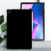 Silicone Tablet Case For Lenovo Idea Tab Pro 12.7 Y700 2025 M9 M10 Plus 3rd 10.6 M10 5G 2023 K10C Black Protective Shell Cover