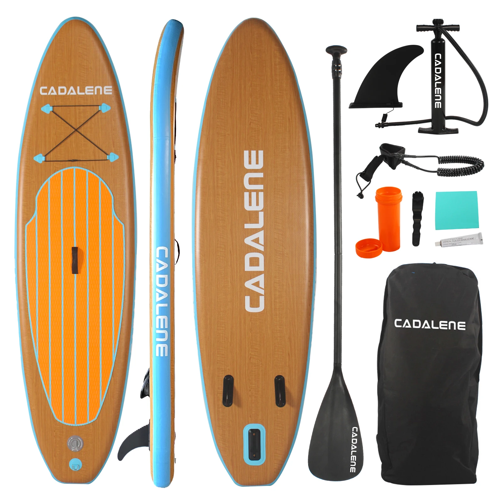 CADALENE Tabla de Paddle inflable, Tablas de Paddle SUP duraderas y livianas para jóvenes y adultos