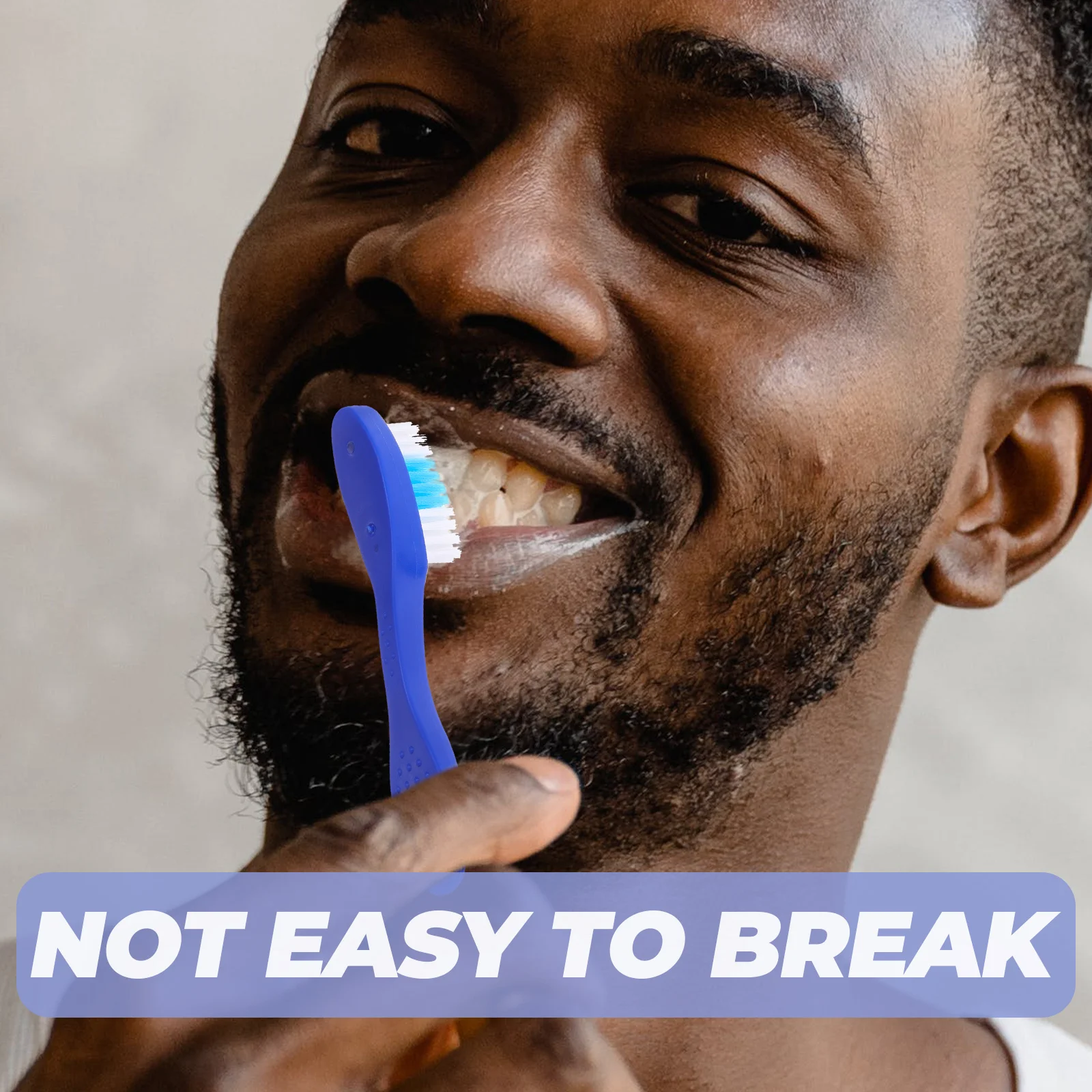 

10pcs Prison Toothbrush Anti- Design Large Head Soft Bristles Durable Oral Cleaning Brush For Detention Centers