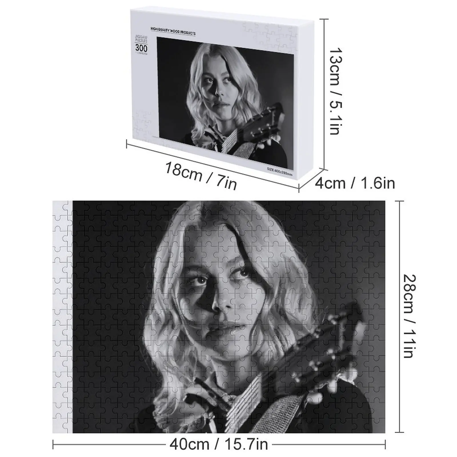 # Phoebe bridgers che suona la chitarra Puzzle Scala Motori Immagine Regalo personalizzato per bambini Puzzle con foto personalizzate
