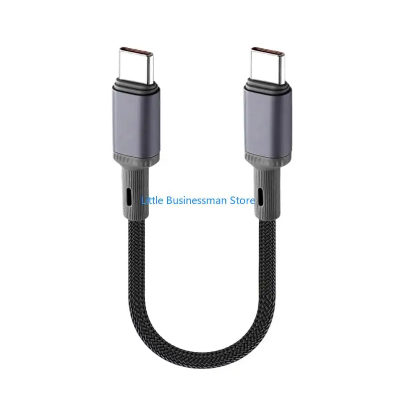 Fast Type C to Type C Cable 100W for Home Office Travel Power on Phones Tablets Laptops M76A