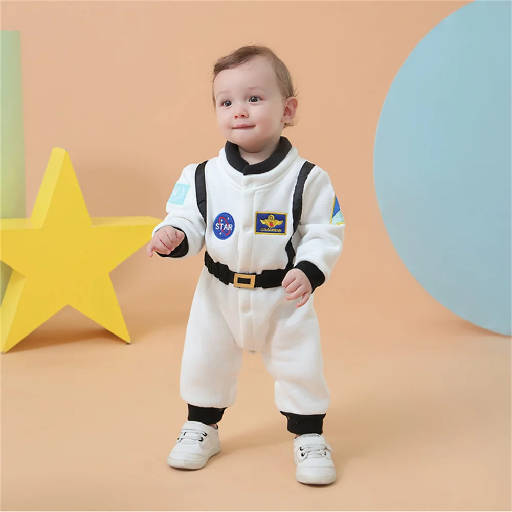 Newborn Toddler Boys Space Suit Bodysuits Coverall Comfortable Cotton Long Sleeve Long Pants Clothes Cosplay Costume Supplies