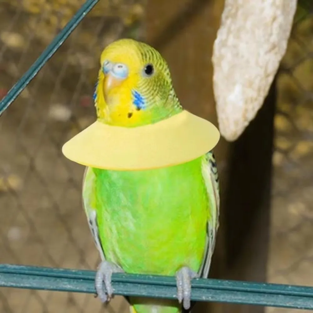 Anti Bite Bird Elizabethan Collar Soft Breathable Bird Collar Vest Neck Wearing Comfortable Fit Protective Cone Collar