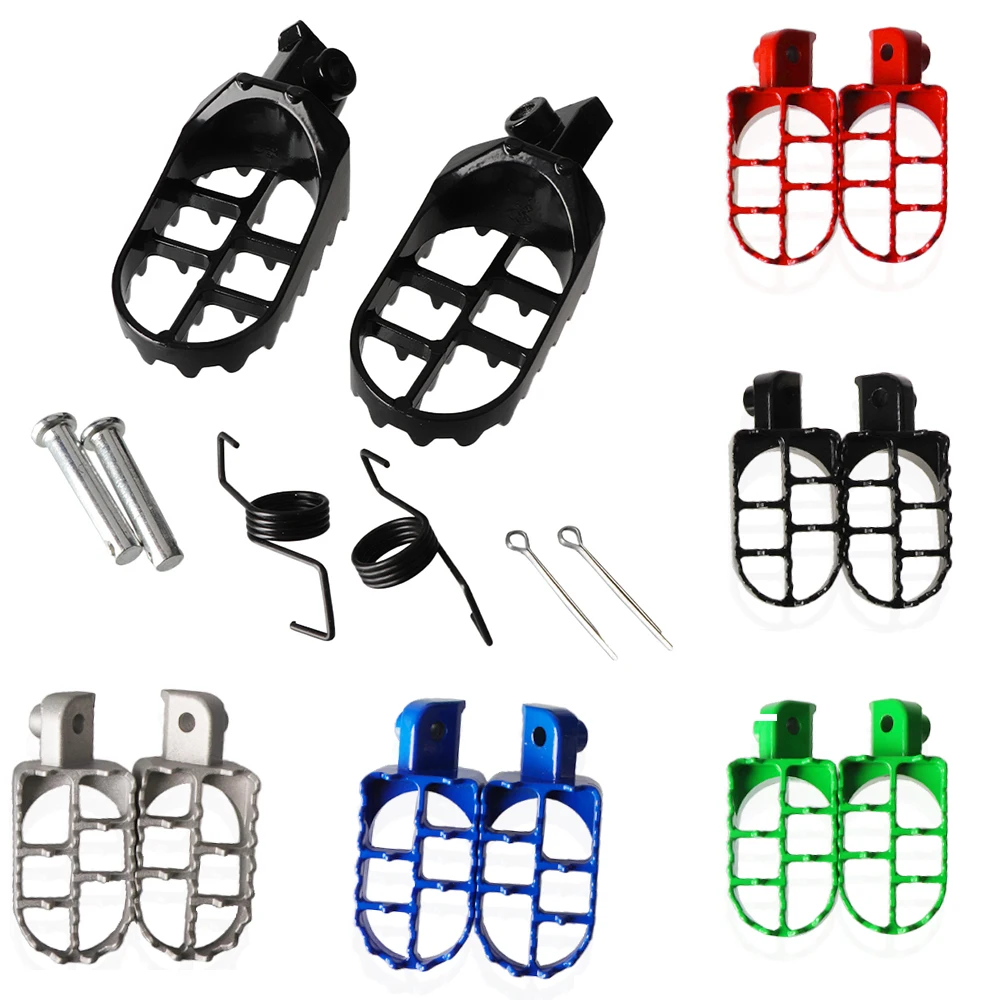 Motorcycle Parts Foot Pegs Pedals for Yamaha PW50 80 TW200 for XR50R CRF50 CRF70 CRF80 CRF100F Motorbike Chinese Dirt Pit Bike