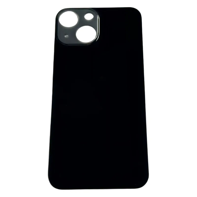 New Big Hole Back Housing Battery Cover Rear Door Glass For IPhone 13 13 Mini Battery Cover Rear Glass No Logo image 4