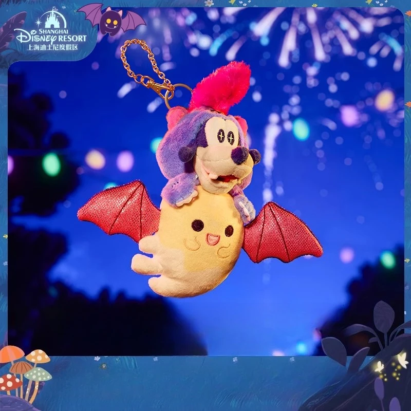 

Halloween 2025 Ghost Goofy Plush Keychain -Mickey & Friends Glow-in-the-Dark Cute Key Ring, Spooky Gift for Kids