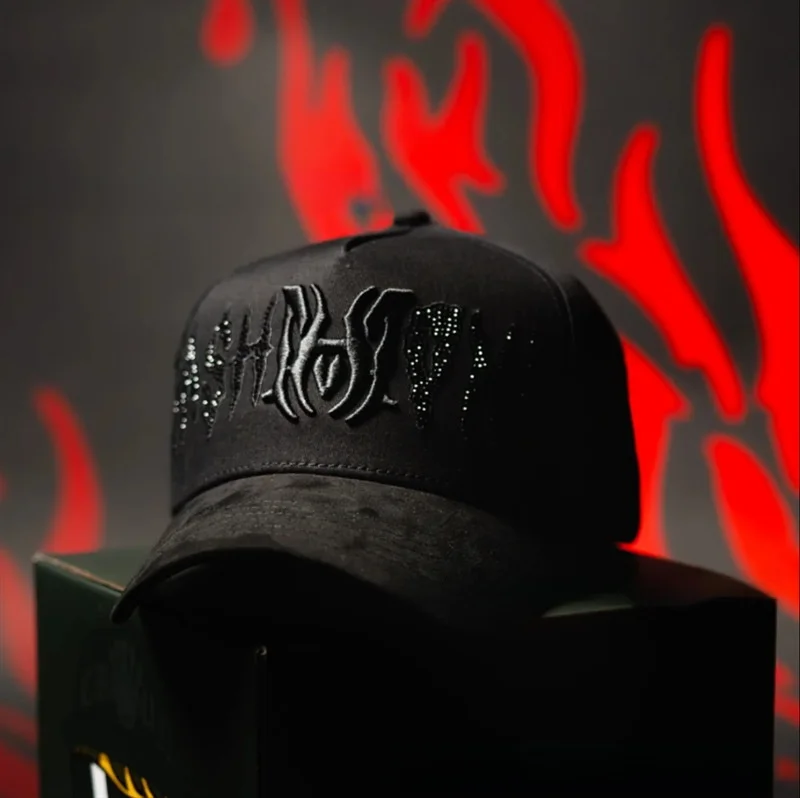 Gorra de Béisbol Ajustable DANDY con Bordado de Letras, Estilo Hip Hop, Moderna, Transpirable, con Protección Solar, Parte Superior Redonda y Flexible