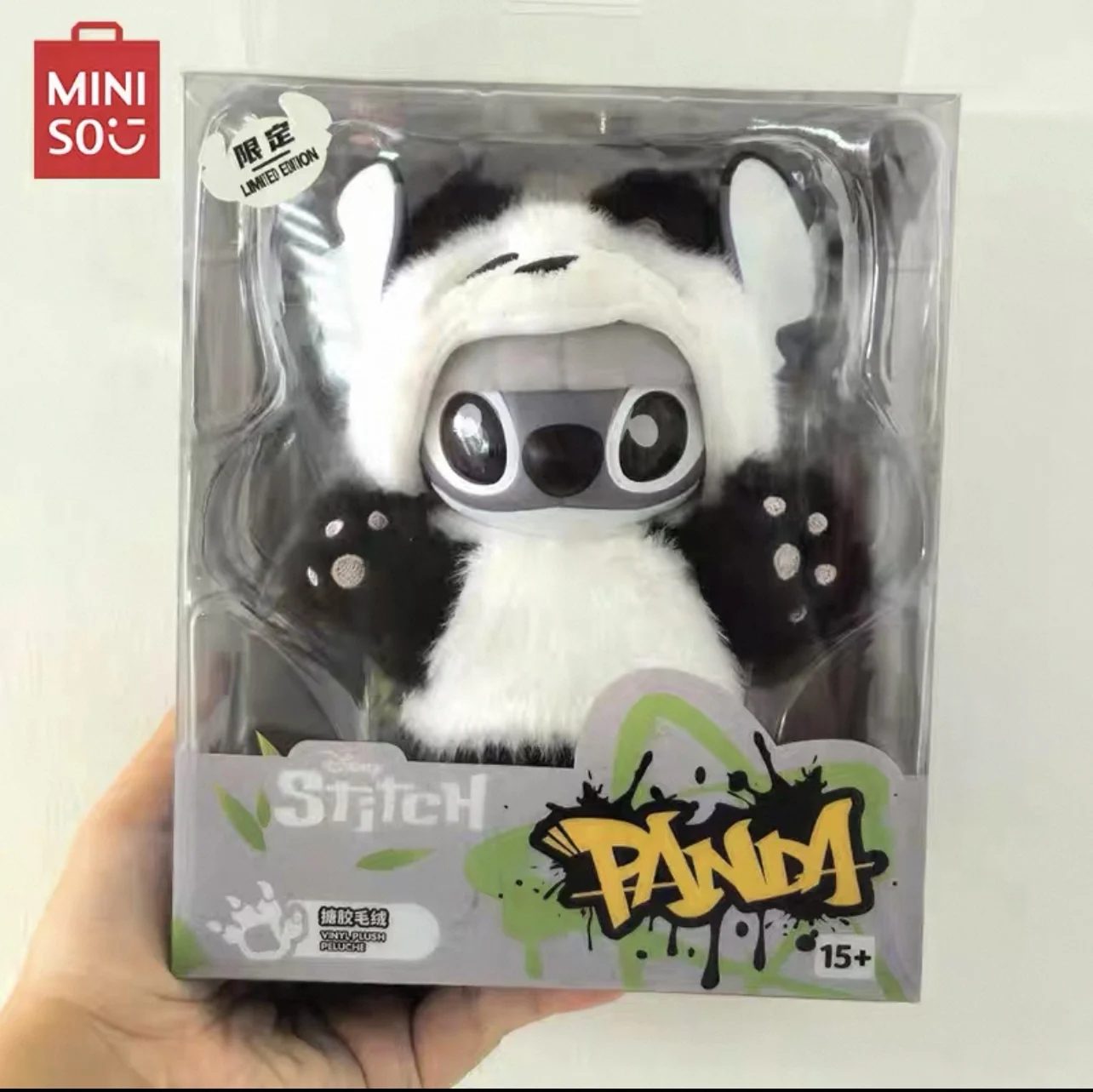 Gorąca sprzedaż Oryginalny Stitch GenZ Street Series Panda Limited Edition Emalia Niespodzianka Pluszowy Wisiorek Śliczny Model Ozdoba Prezent