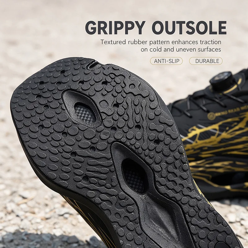 Warm Lined Carbon Fiber Running Sneakers Men Waterproof PU Leather Sports Shoes Shock Absorption Sole for Winter Jogging Train