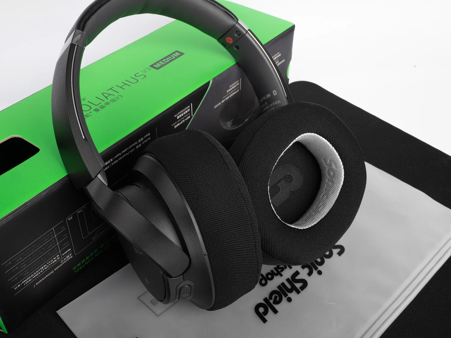 Nauszniki do słuchawek SONY WH-CH700N CH710N CH720N MDR-ZX770BN MDR-ZX780DC, zamiennik, kompatybilna wersja, gąbka proteinowa — zdjęcie produktu 5
