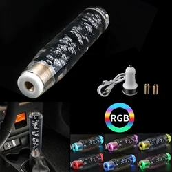 Jdm Racing Culture 10/15/20/25/30/40cm Acrylic Crystal Bubble LED Gear Shift Knobs Lever Transparent Gear Shift Knob Handle