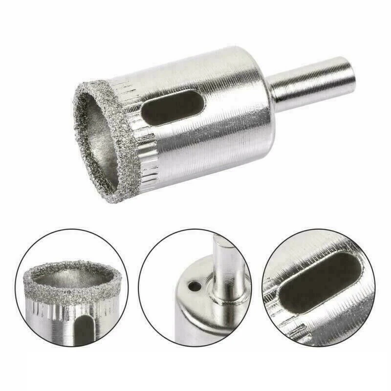 10Pcs 6-30Mm เพชรเคลือบเจาะชุด Bit กระเบื้องแก้วหินอ่อนเซรามิครูเจาะ Bits diamond Core Bit เครื่องมือ