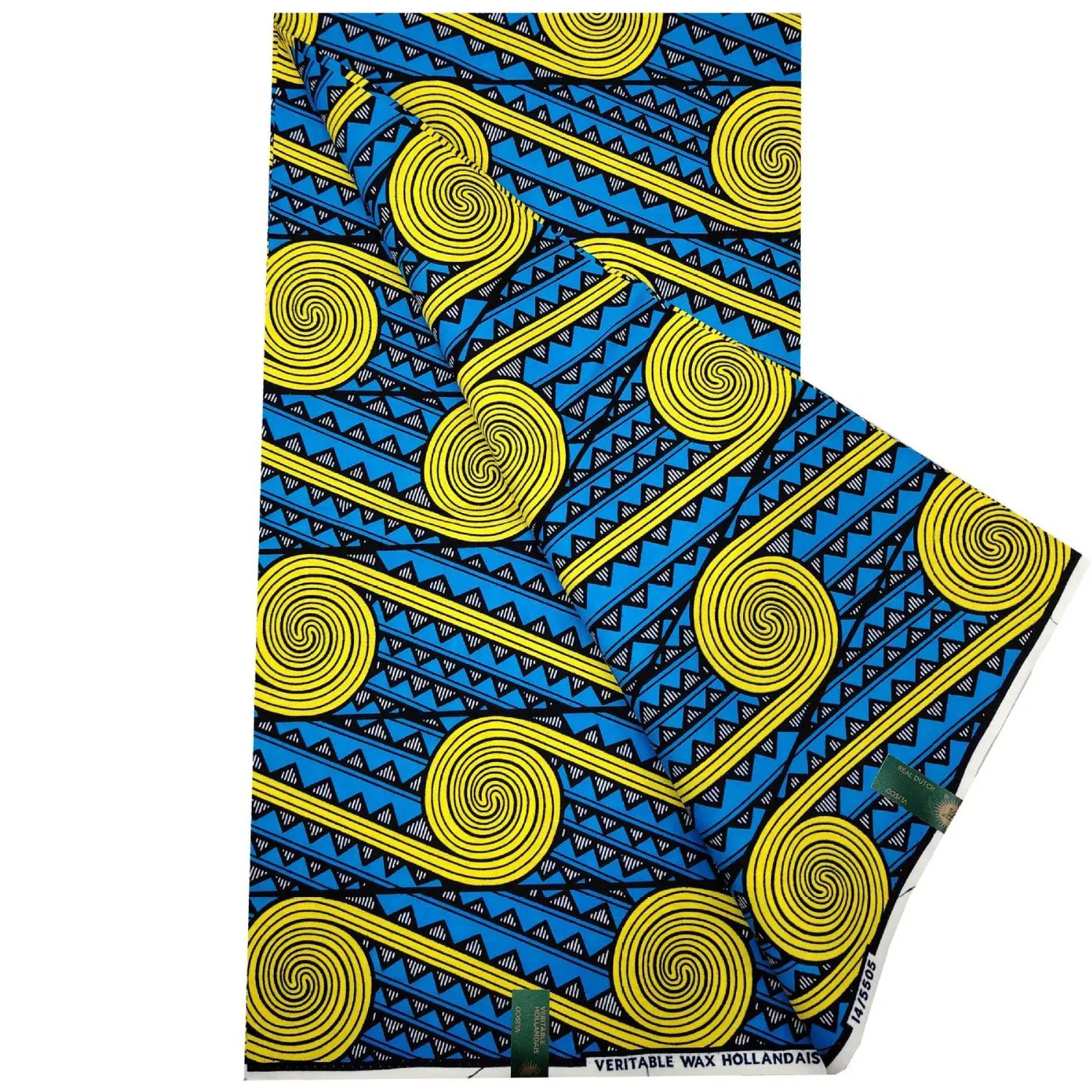 

Материал батика, традиционный африканский воск, желтая синяя хлопчатобумажная ткань с принтом для шитья одежды своими руками, подушка для дивана, длина 6 ярдов, R2223