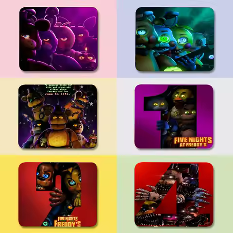 Fnaf Five Nights At Freddys M NEW Mouse Pad Custom Mousepad Game Small Size Computer Desk Pad Natural Rubber Home Keyboard Pad