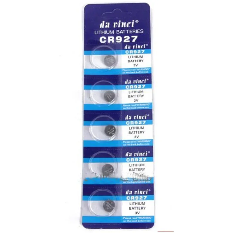 50ps/10 カード CR927 3V 30mAh BR927 ECR927 LM927 5011LC KCL927 DL927 CR 927 リチウムボタンコイン電池時計おもちゃリモート