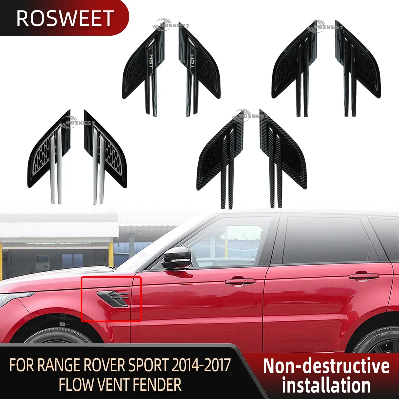 

Car Side Vent Cover Fit For Land Rover Range Rover Sport Accessories L494 2014 2015 2016 2017 Air Flow Vent Fender LR044148