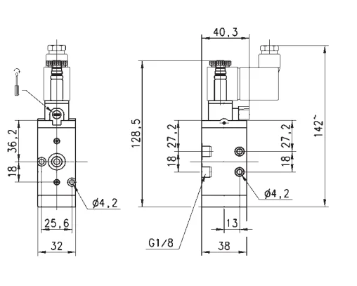 Customized Camozzi 438-015-22 Camozzi 2/3-way Solenoid Valve 448-015-22 Customized