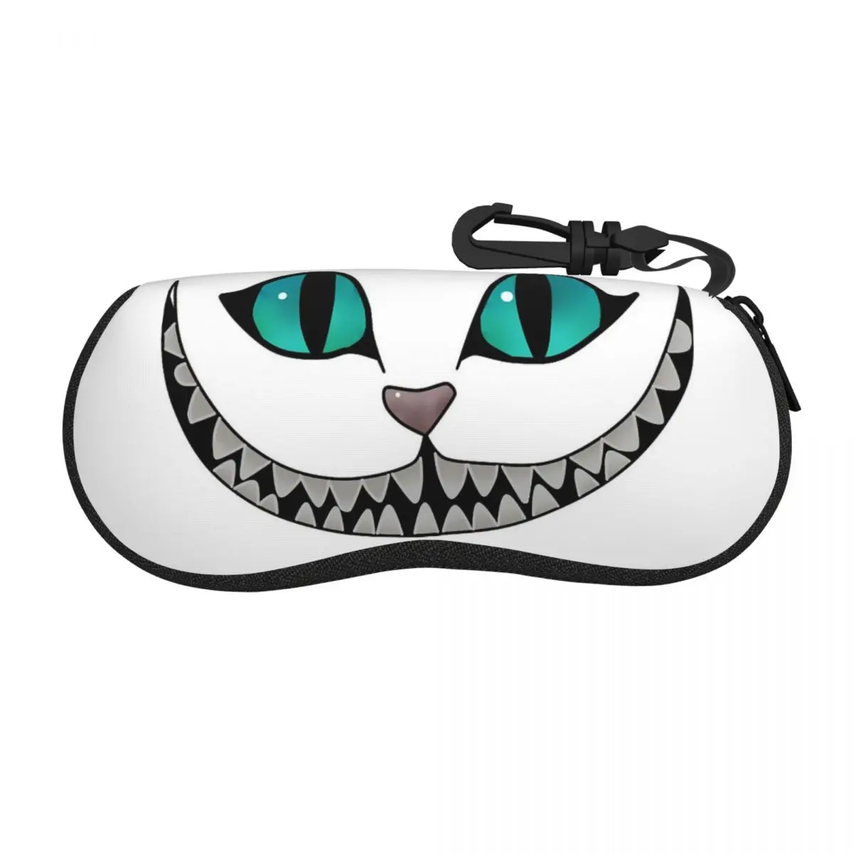 

Custom Cheshire Cat Smile Shell Eyeglasses Protector Cases Cute Sunglass Case Glasses Pouch