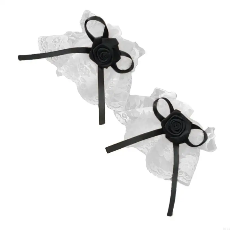 Phụ nữ giả tay tay áo ren cổ tay còng hoa hồng ren còng trang trí công phu 964a