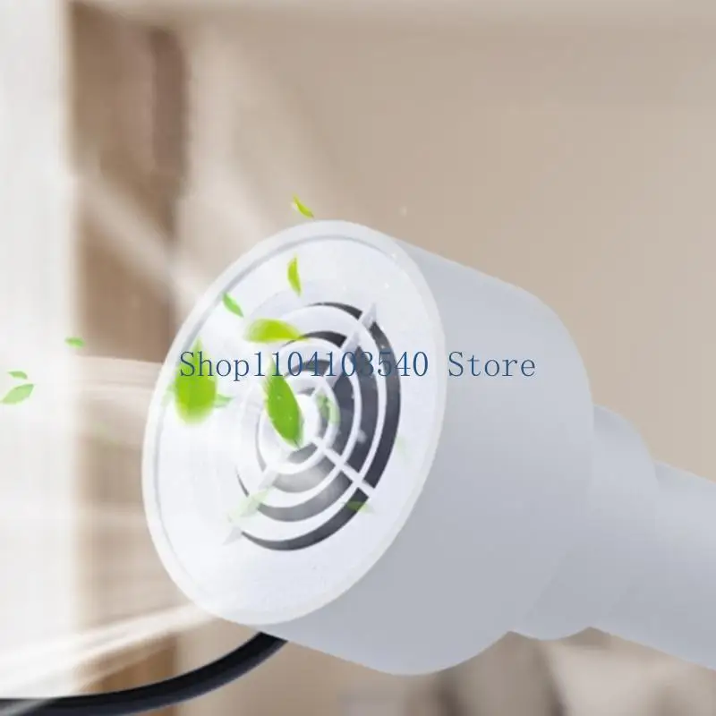 

02DC Compactly 50mm/63mm/75mm Inline Duct Fan Air Vent Fan Boosters for Attics Bathroom Kitchen with Quiet Operations