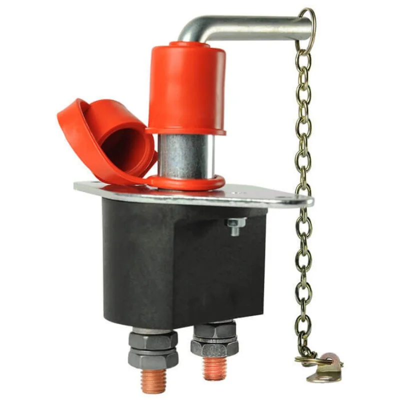 ISURE MARINE Battery Main Switch Single Pole 250A 48V Manual Battery Circuit Breaker Battery Switch,With Fixed Chain