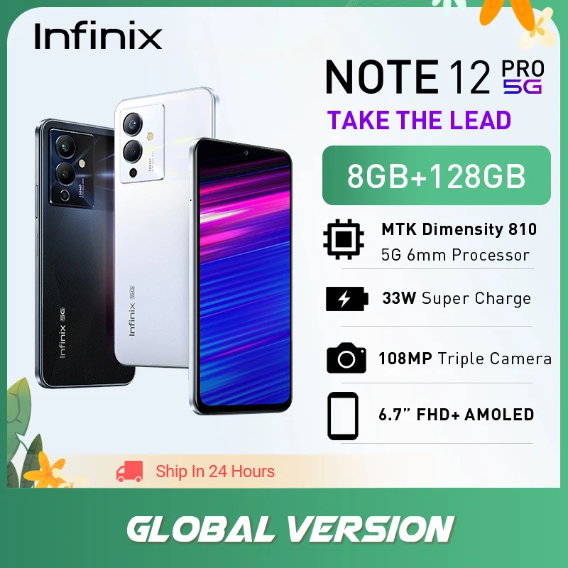 5G Phone Mobile 128GB 810 Ultra 12 Camera PRO infinix FHD+