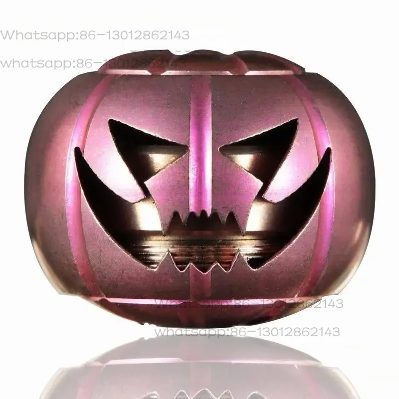 2026Halloween Pumpkin Man Pendant, Knife Pendant, Titanium Alloy Mini Fingertip Gyro Bracelet, Necklace Pendant