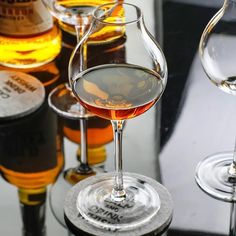 Whisky Boutique Crystal Goblet Cups Smelling Bartender Tulip Scotch Cup Nosing Whiskey Chivas Glasses Wine  Tasting Glass