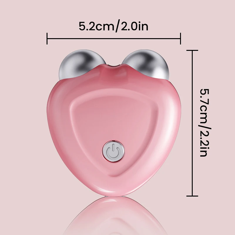 Micro Current EMS Portable Rollers Mini Face Slimming Massager EMS Delicate Contour Lifting Firming Skin Rejuvenation Skin Care