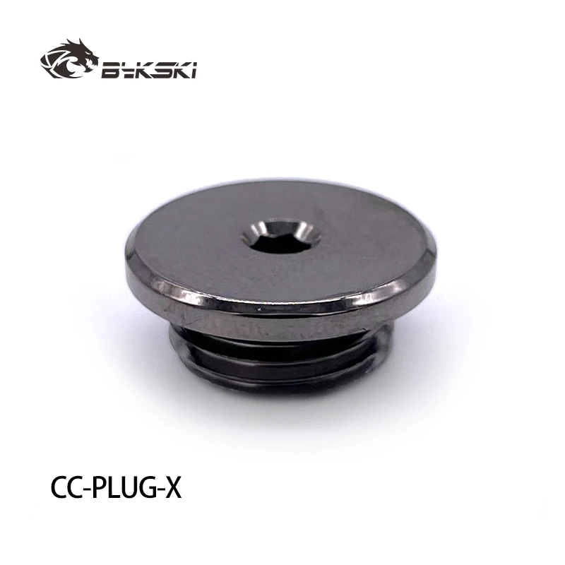 Bykski CC-PLUG-X Brass Ultra Thin Inner Hexagon Water Stop Sealing Lock Computer Water Cooling Acessories G1/4" Fitting End Plug - view 6