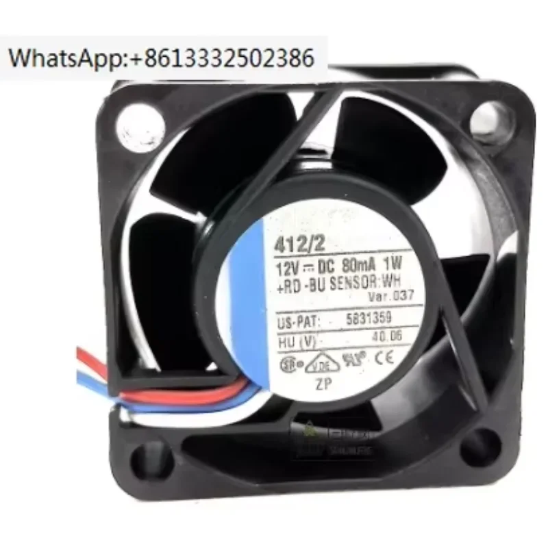 412/2 ВЕНТИЛЯТОР ОХЛАЖДАЮЩИЙ ВЕНТИЛЯТОР DC 12 В