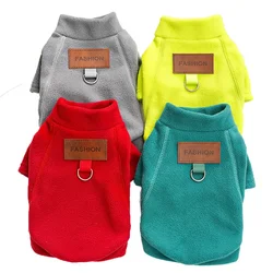 Pets Thick Warm Clothes Winter Pet Puppy Sweater for Large Dogs Cat Polar Fleece Coat with Traction Pet Supplies Dog Costume