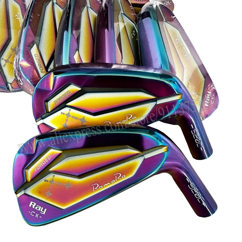Головка для гольфа для мужчин RAY CX Golf Irons Head для правой руки Фиолетовый FORGED Черные клюшки для гольфа Головка 4-9P Аксессуары для гольфа Без валов Головка для гольфа для мужчин RAY CX Golf Irons Head для правой руки Фиолетовый FORGED Черные клюшки для гольфа Головка 4-9P Аксессуары для гольфа Без валов