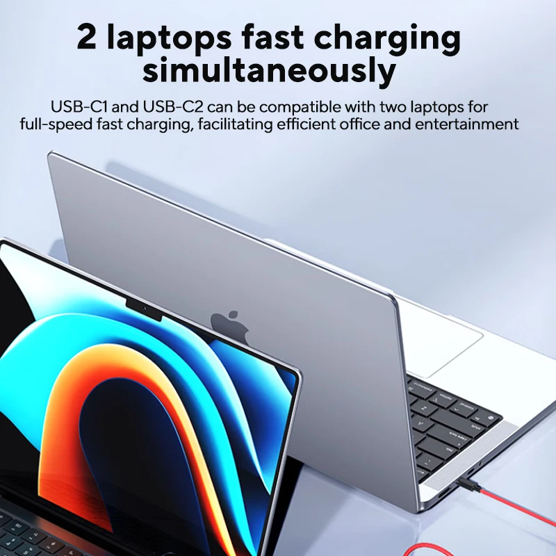 Redmagic Deuterium Front 120W 3-ports شاحن نيتريد الغاليوم PD40W